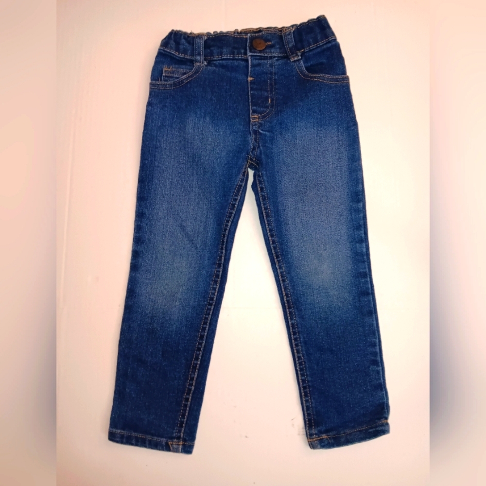Garanimals Blue Straight-Leg Jeans Elastic Waistband 5 Pocket